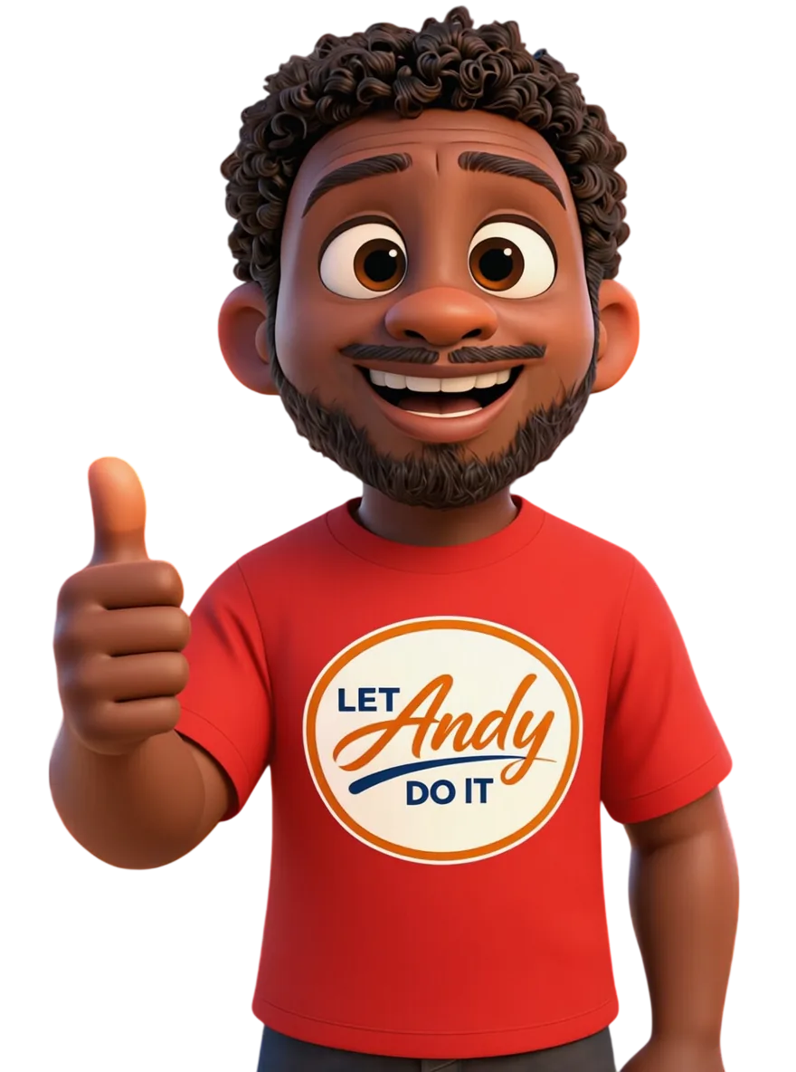 Andy from Let Andy Do It giving a thumbs up